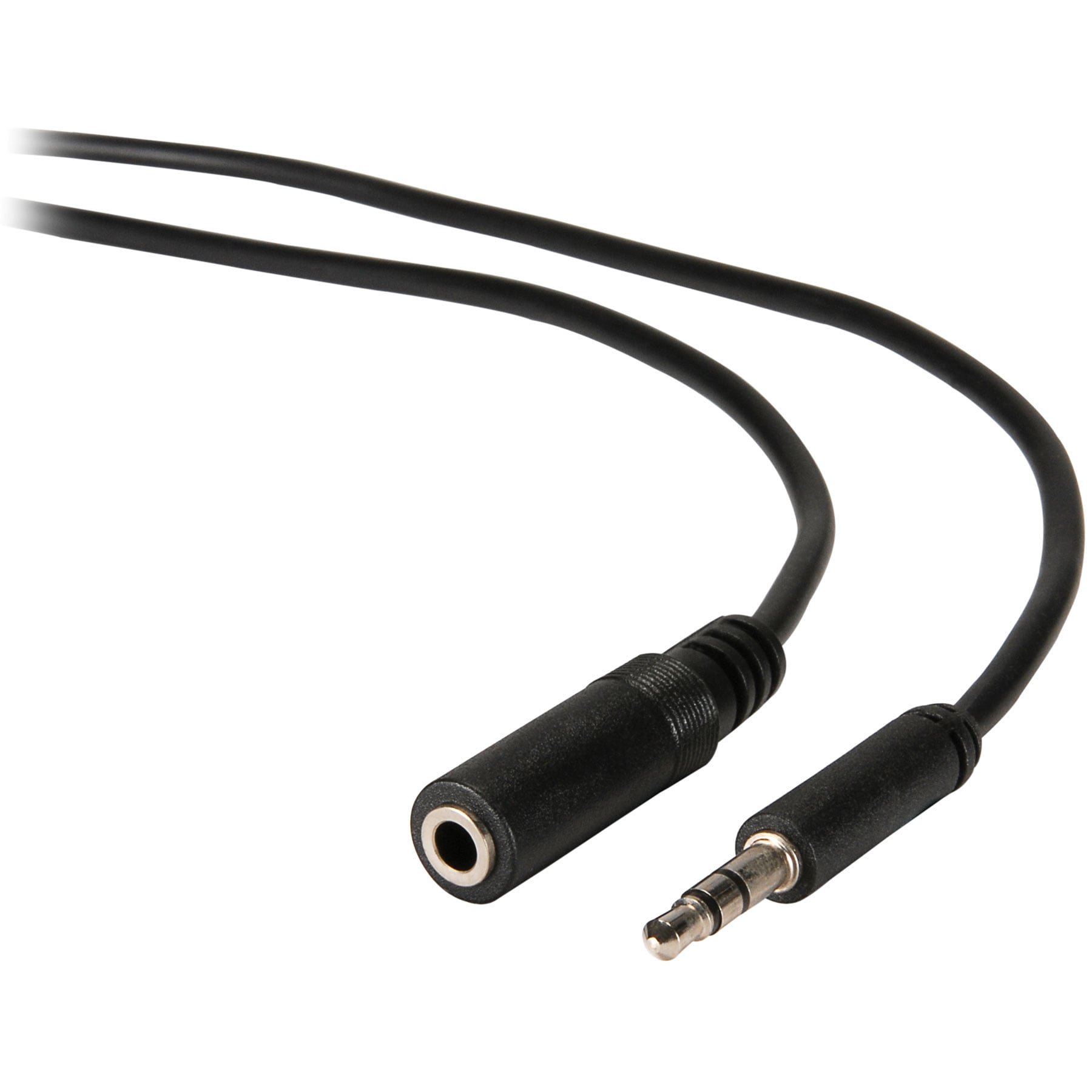 3.5mm Male to Female Slim-Plug Shielded Extension Cable 1.8 meter