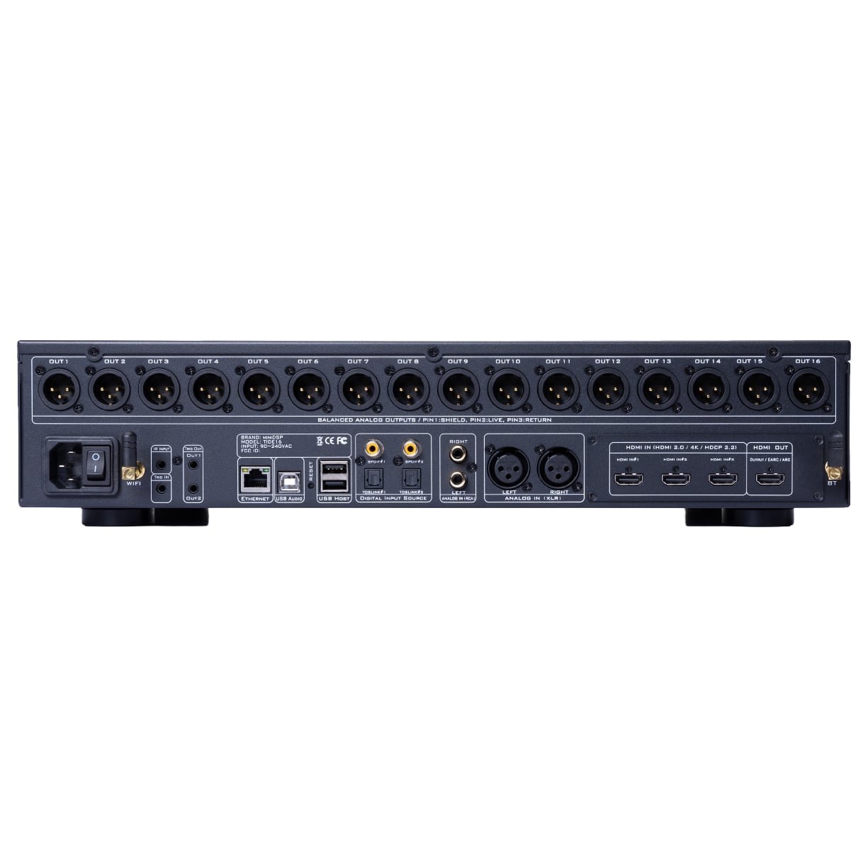 miniDSP Tide16 Immersive AV-DSP Processor