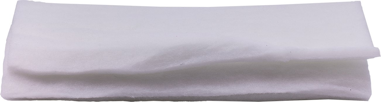 014-0410 Polyester Damping Cloth - White - Width 50 cm